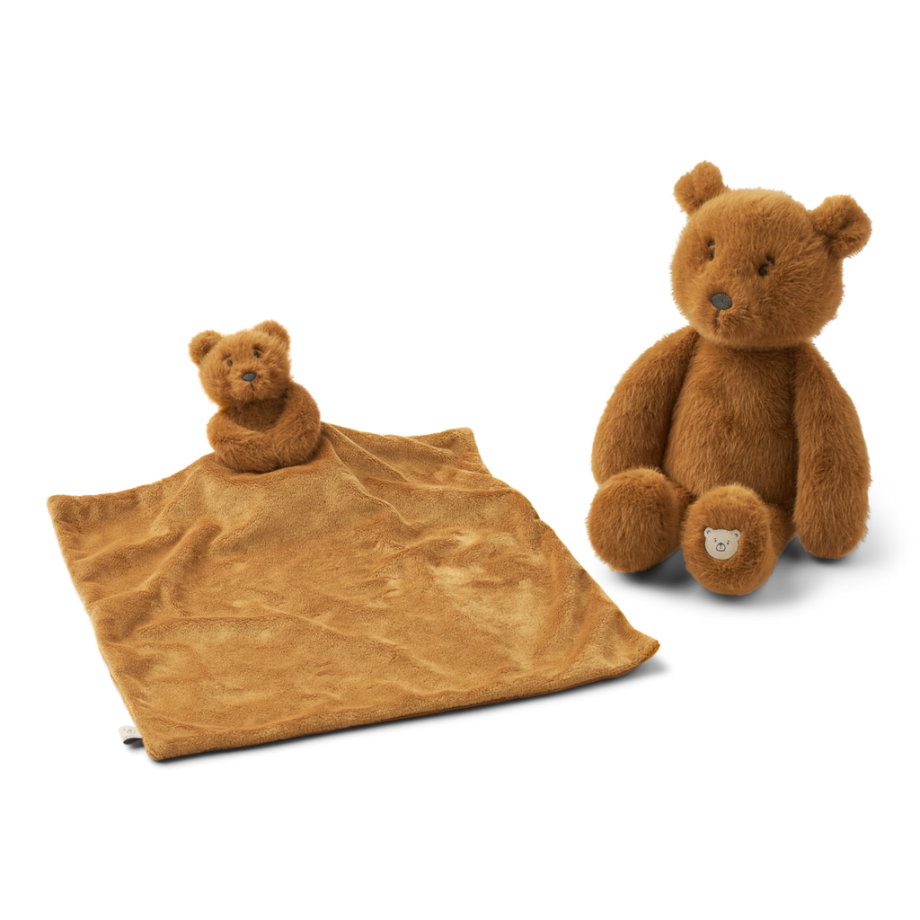 Liewood Lillian Bear Gift Set | Golden caramel