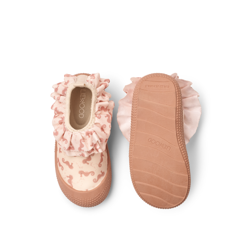 Liewood Sanjia Flounce Water Shoes | Seahorse /Apple blossom