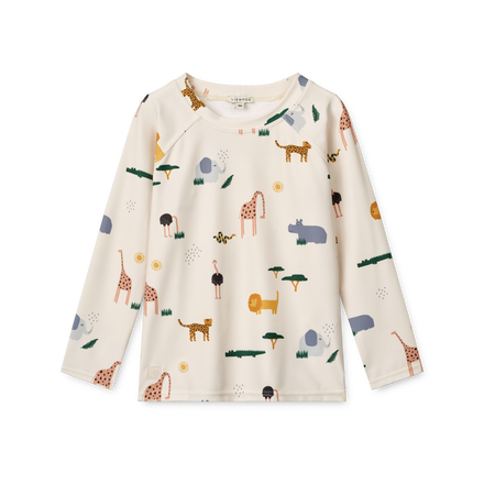 Liewood Noah Long Sleeve Swim T-shirt | Safari sandy mix