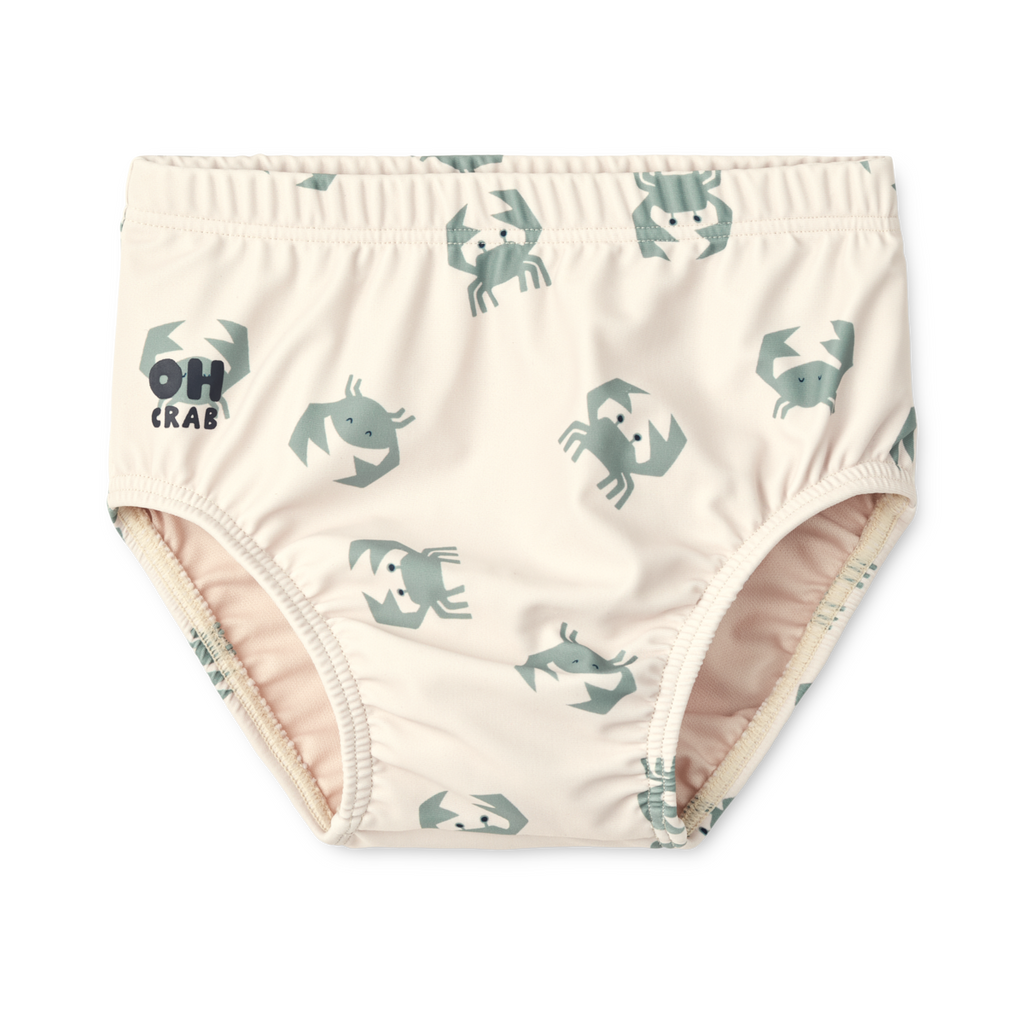 Liewood Anthony Baby Swimming Trunks | Crab/Sandy