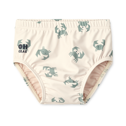 Liewood Anthony Baby Swimming Trunks | Crab/Sandy