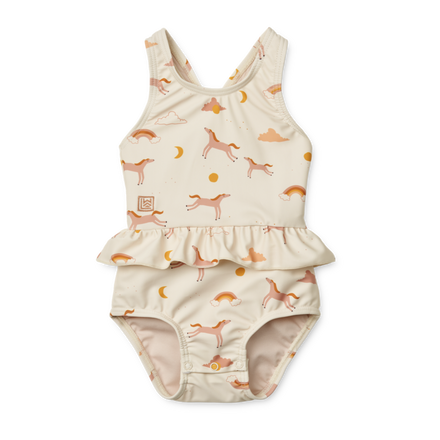 Liewood Amina Baby Swimsuit | Dream /Ecru