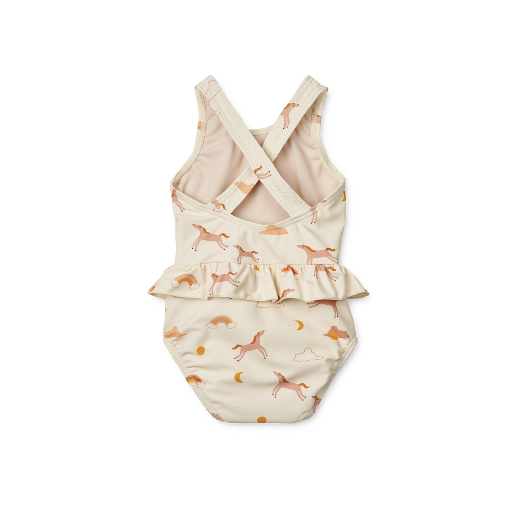 Liewood Amina Baby Swimsuit | Dream /Ecru