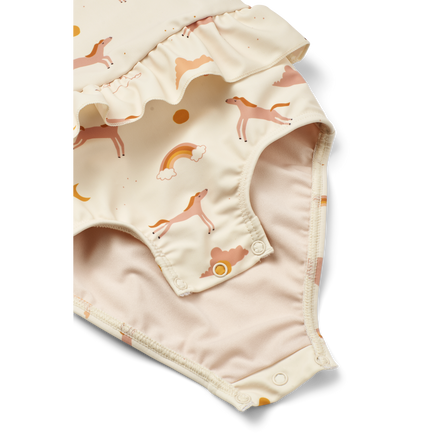 Liewood Amina Baby Swimsuit | Dream /Ecru