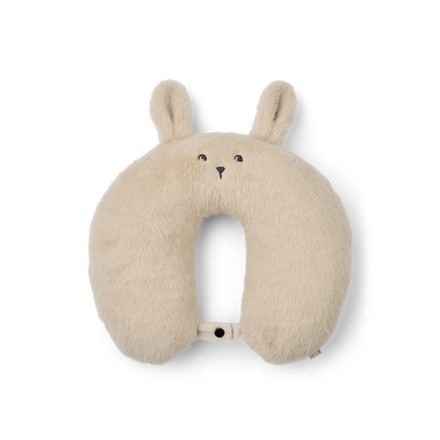 Liewood Alto Rabbit Travel Neck Support Cushion | Fog