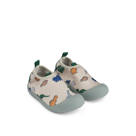 Liewood Sanjia Water Shoes | Dinosaurs /Fog