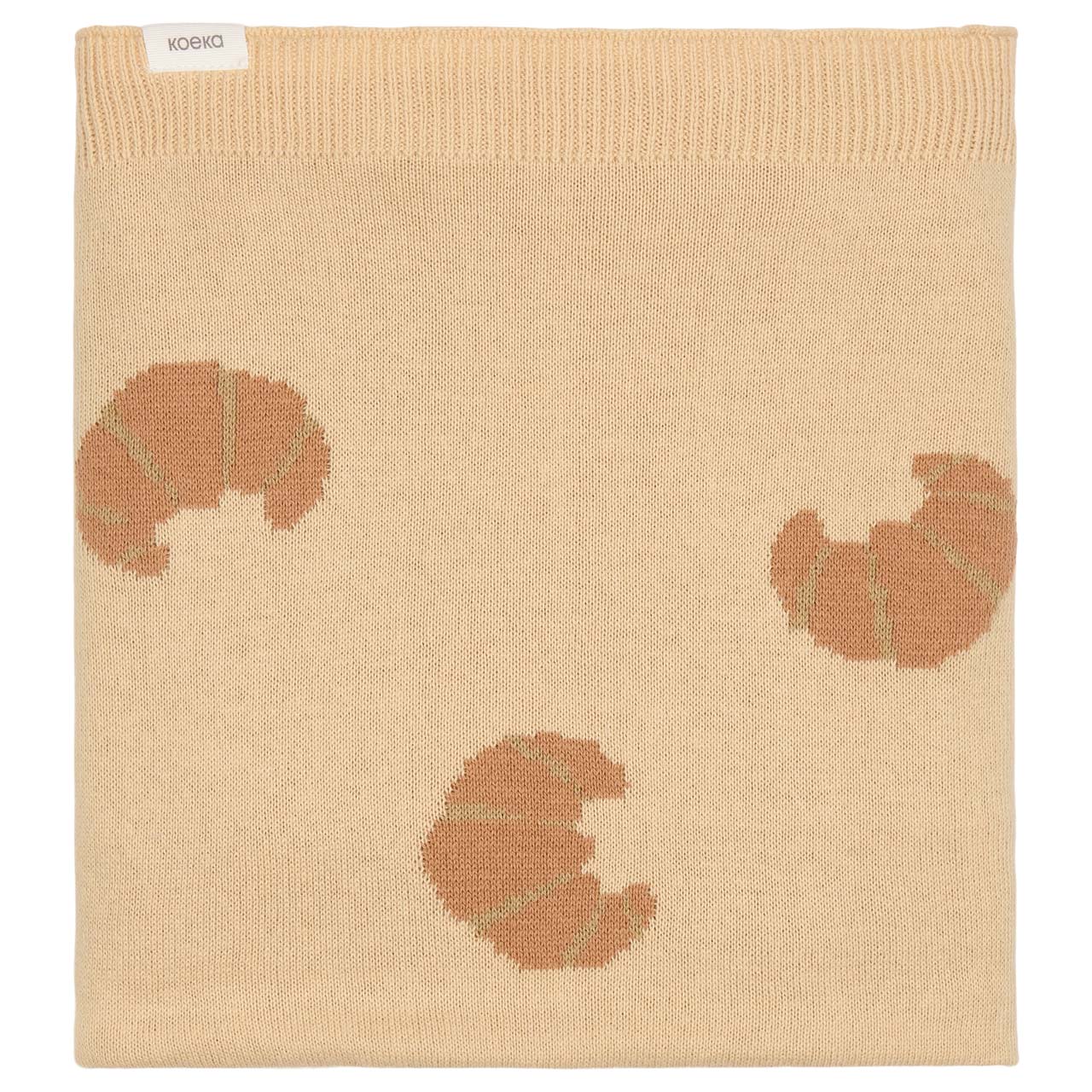 Koeka Cot Blanket You Bake Me Happy 100x140 | Sand