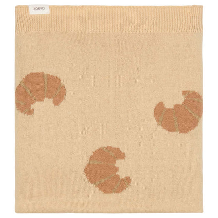 Koeka Cot Blanket You Bake Me Happy 100x140 | Sand