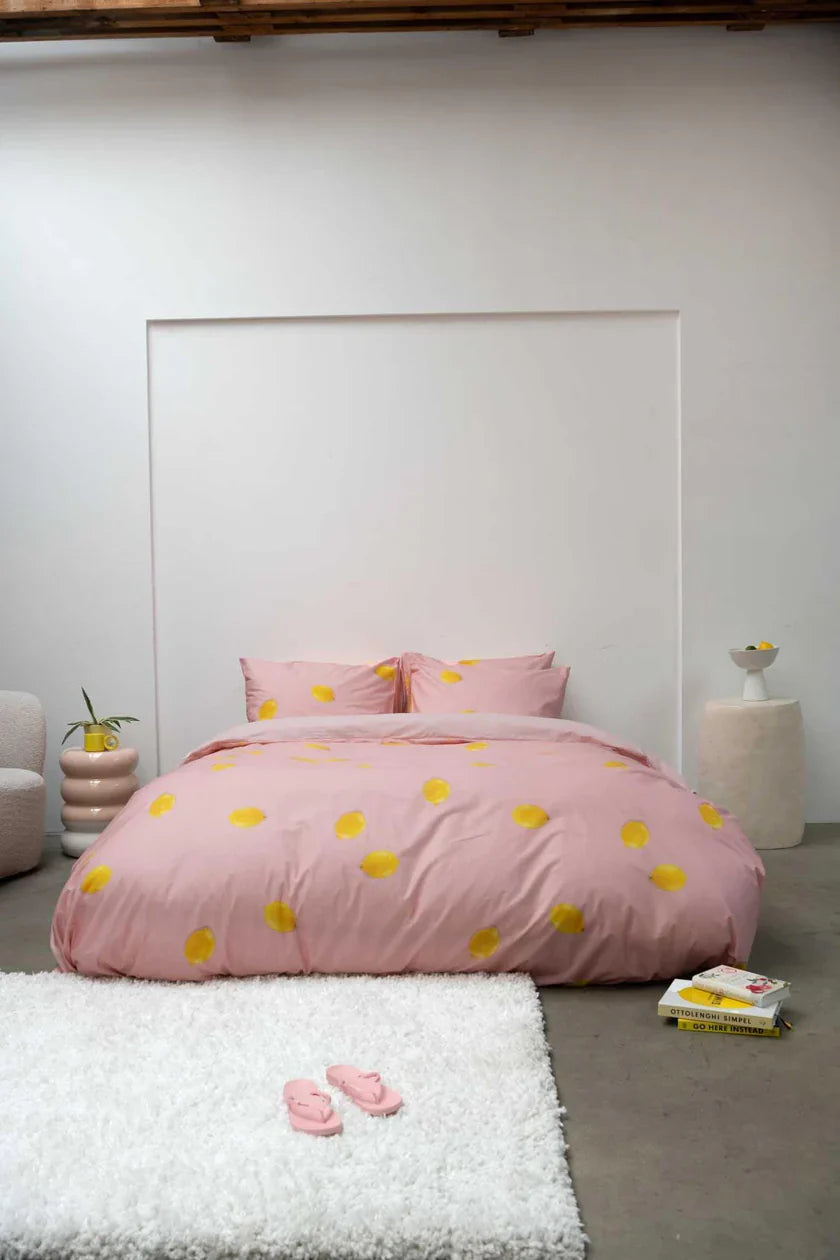 SNURK Duvet set 140x200/220cm | Lemon