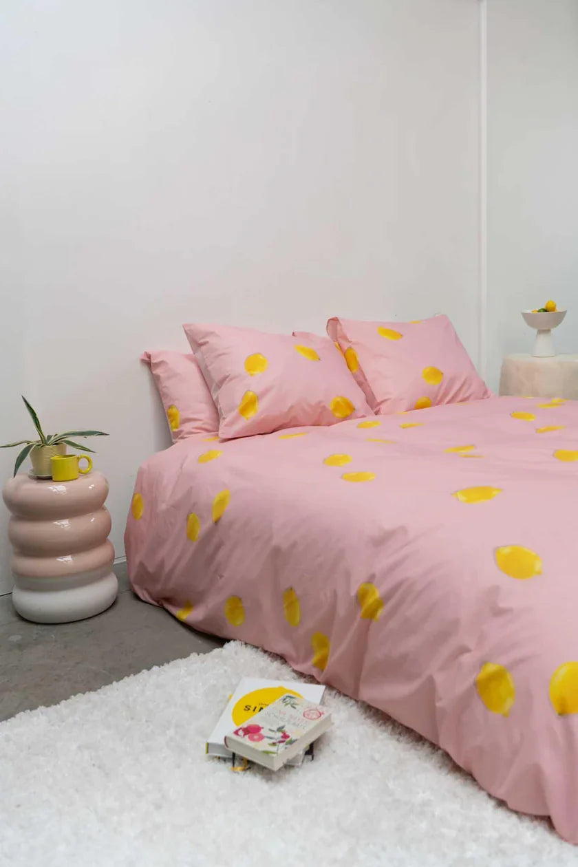 SNURK Duvet set 140x200/220cm | Lemon