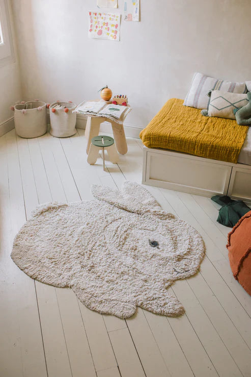 Lorena Canals Carpet Animals 130x135cm | Bunny