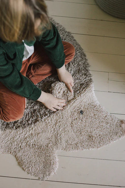 Lorena Canals Carpet Animals 90x130cm | Hedgehog