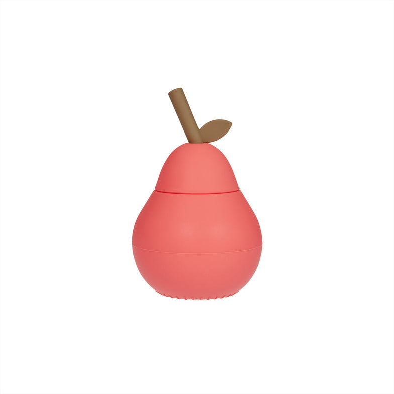 Oyoy Living Pear Cup Drinking Cup | Cherry Red
