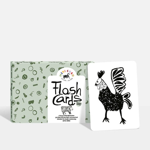 Mini Coco Sensory Cards Baby Flash Cards | Farm