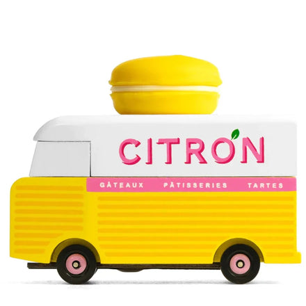 Candylab Toys Toy Car | Citron Macaron Van