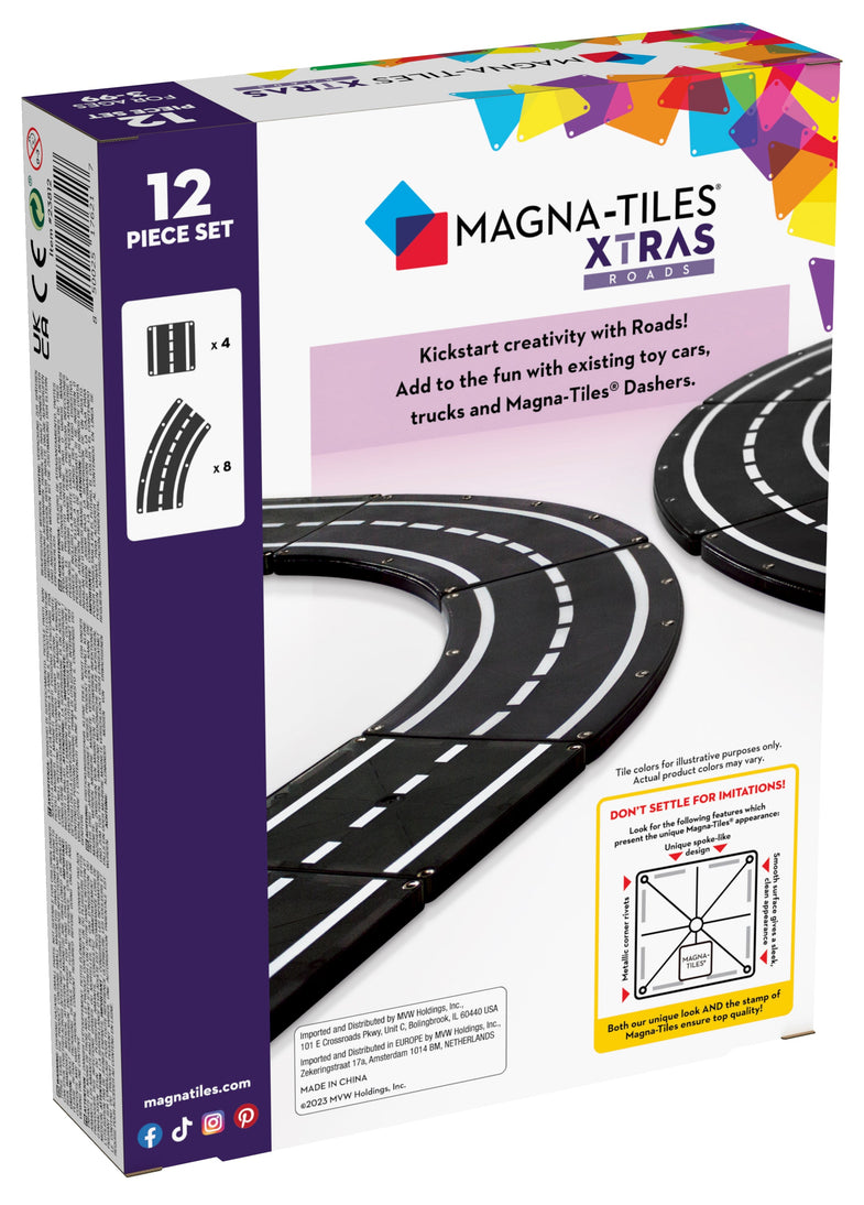Magna-Tiles road tiles 12 pieces