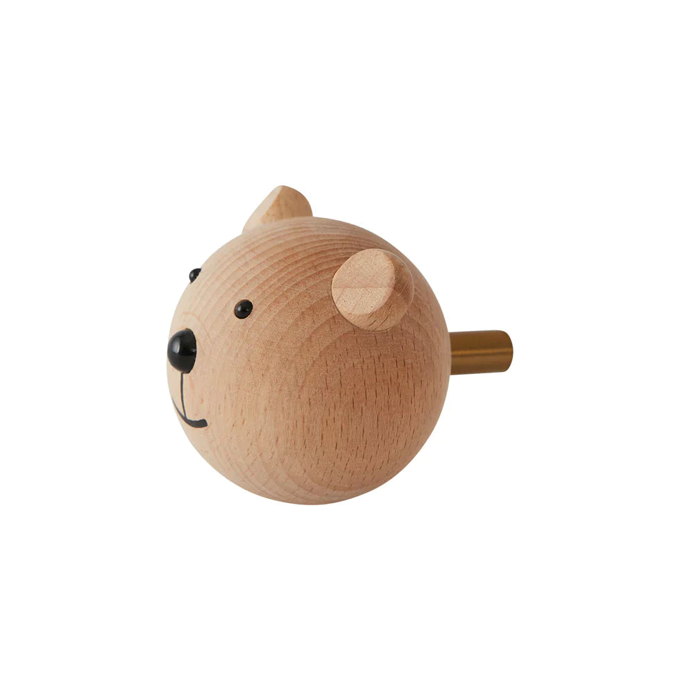Oyoy Living Mini Wall Hook | Bear Nature