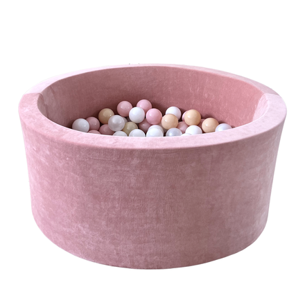 Moje Ball Pool Soft Velvet 90x40cm | Raspberry Pink