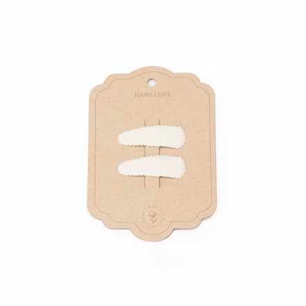 Mrs. Ertha Hair Clips | Vanilla