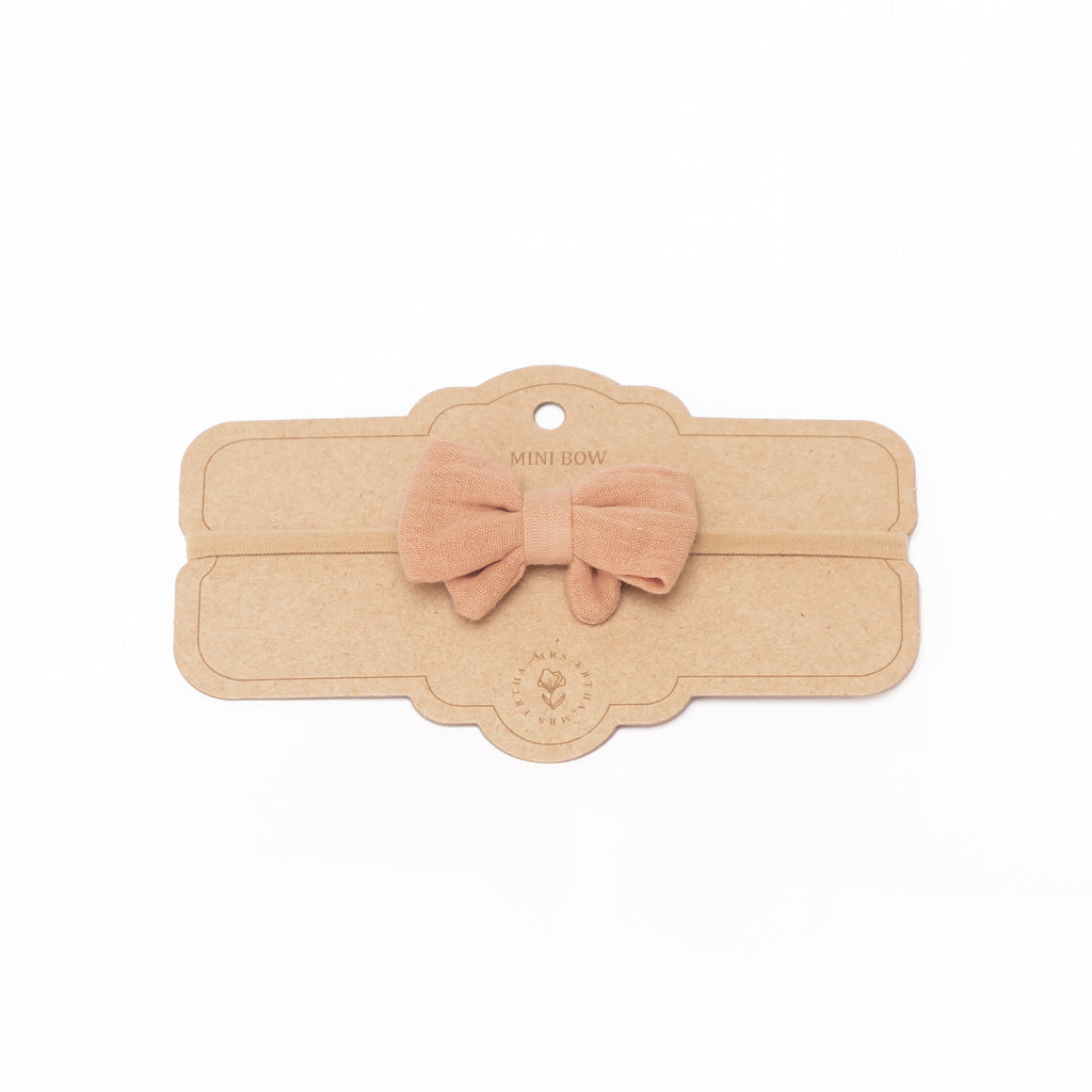 Mrs. Ertha Little Bow Hairband | Blush