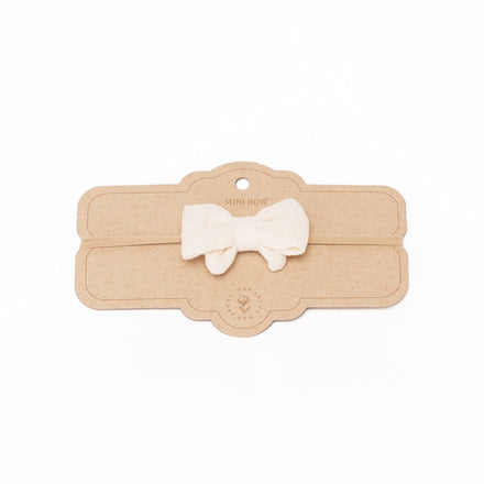 Mrs. Ertha Little Bow Hairband | Vanilla
