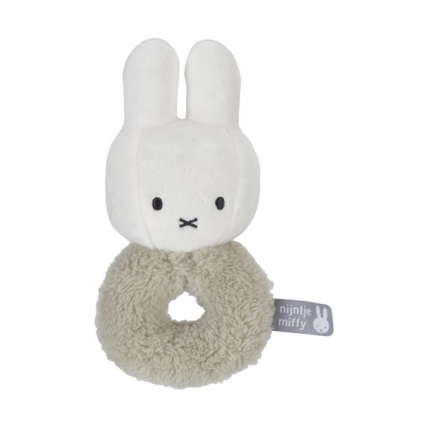 Little Dutch Rattle Miffy Fluffy Green