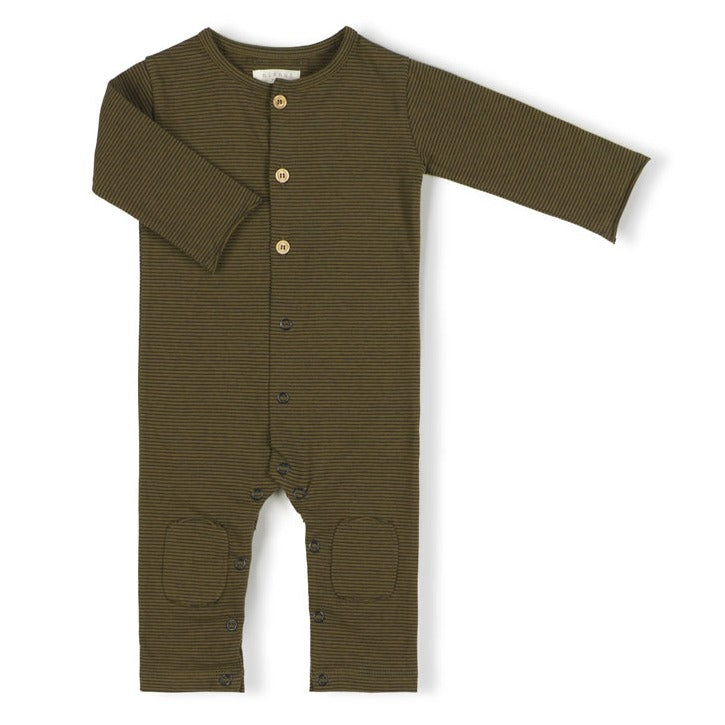 Nixnut Butt Onesie | Night Stripe