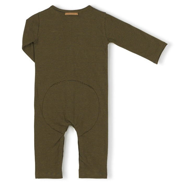 Nixnut Butt Onesie | Night Stripe