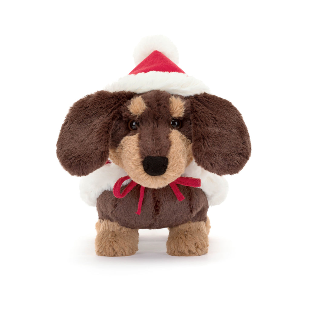 Jellycat Plush Toy Winter Warmer Otto Sausage Dog