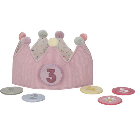 Little Dutch Birthday Crown With Numbers | Pink