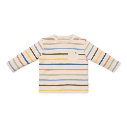 Little Dutch Kleuter Winter T-Shirt Lange Mouw Multi Stripe | Meerkleurig