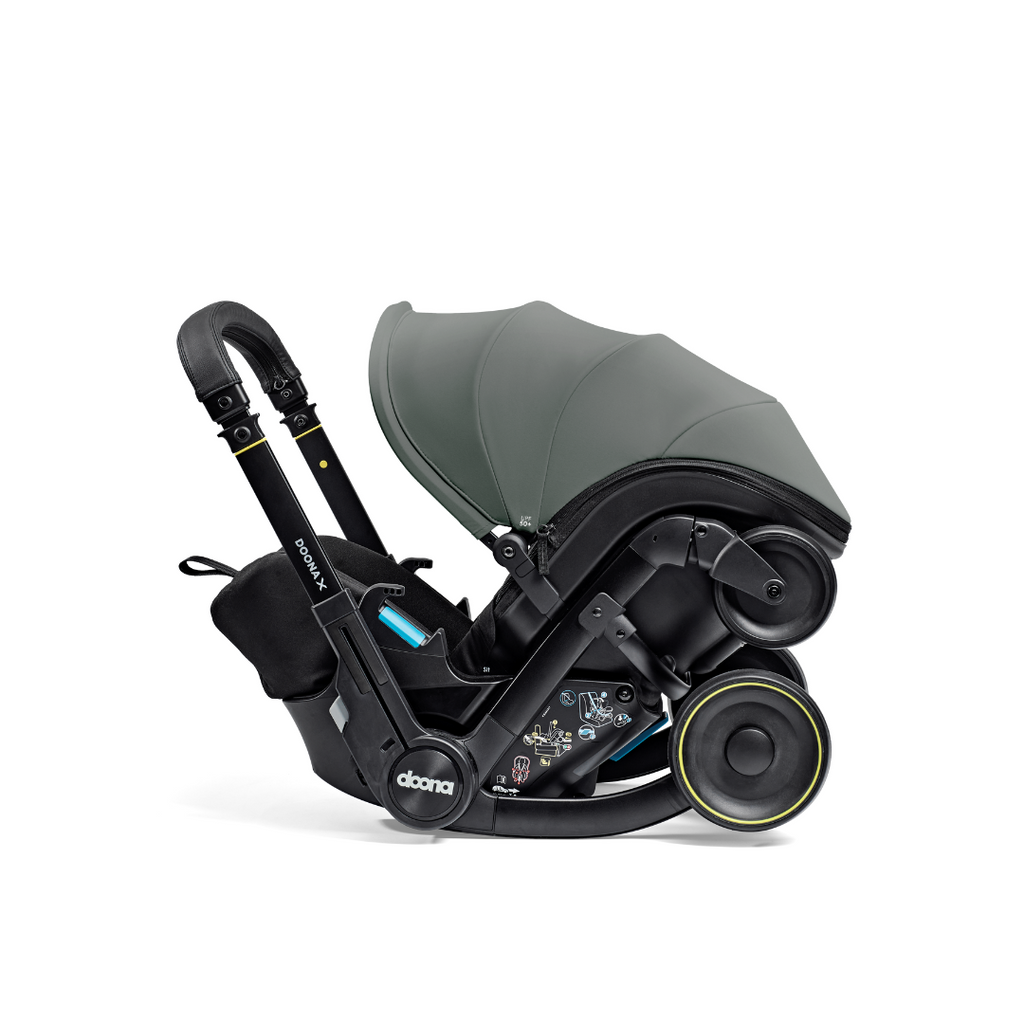 Doona X Infant Car Seat (Convertible to Stroller) Group 0+ | Slate Green