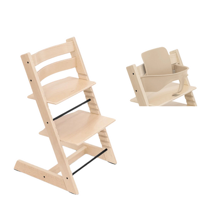 Stokke® Tripp Trapp® Bundle Chair + Baby Set | Natural