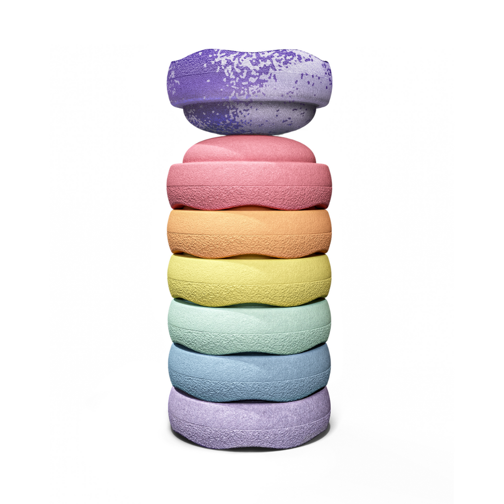 Stapelstein Special Pastel Set 6 + Free Violet Stone