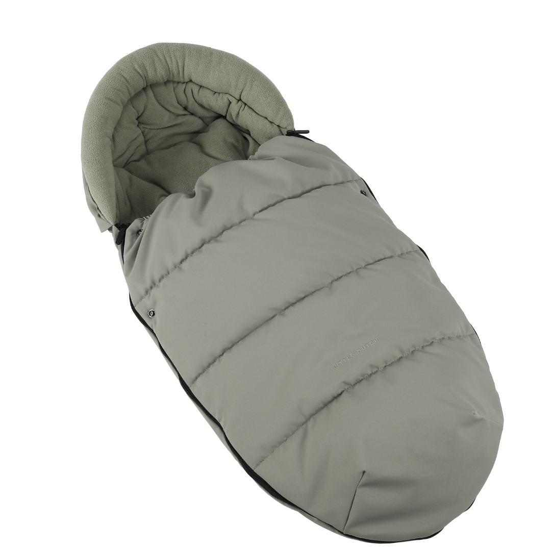 LIttle Dutch Footmuff Buggy | Olive green