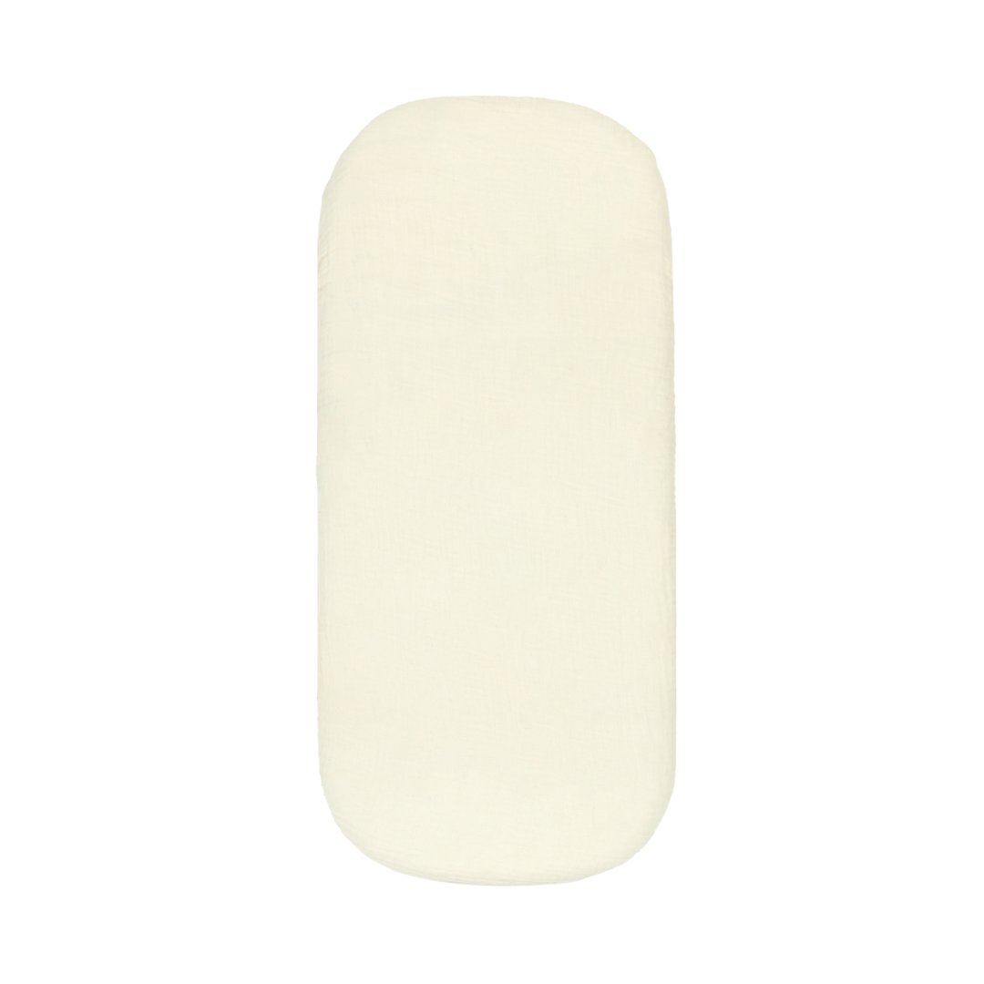 Nobodinoz Wabi Sabi Newborn Cradle fitted sheet 40x80cm | Natural