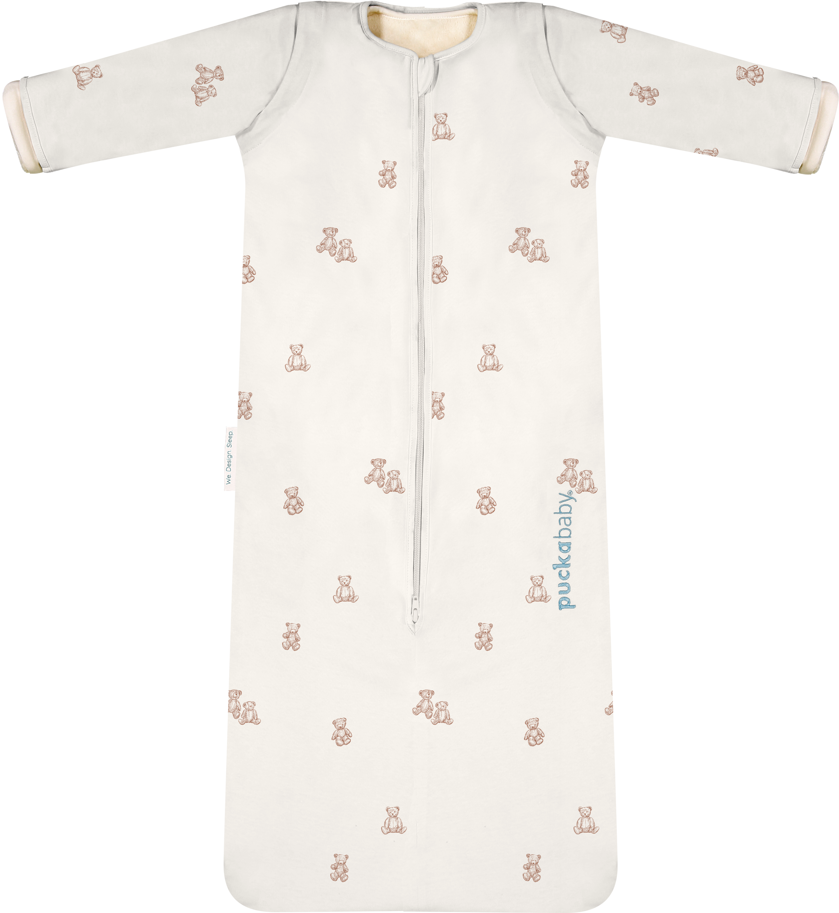 Puckababy Sleeping Bag The Bag 4 Seasons - 6 M/2.5 Y | 100 CM | Teddy Bears