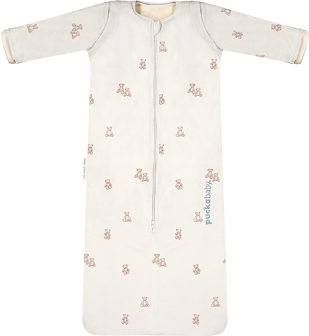 Puckababy Sleeping Bag The Bag 4 Seasons - 6 M/2.5 Y | 100 CM | Teddy Bears