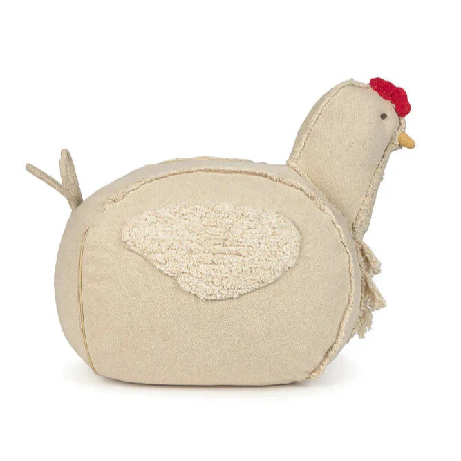 Lorena Canals Pouffe 60x40x44cm | Chicken