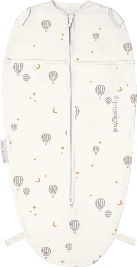 Puckababy Swaddle Sleeping Bag Mini 3/6 M - Cotton | Balloons