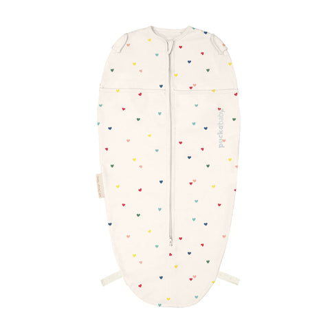 Puckababy Swaters sleeping bag Mini 3/6M - Cotton | Hearts Confetti
