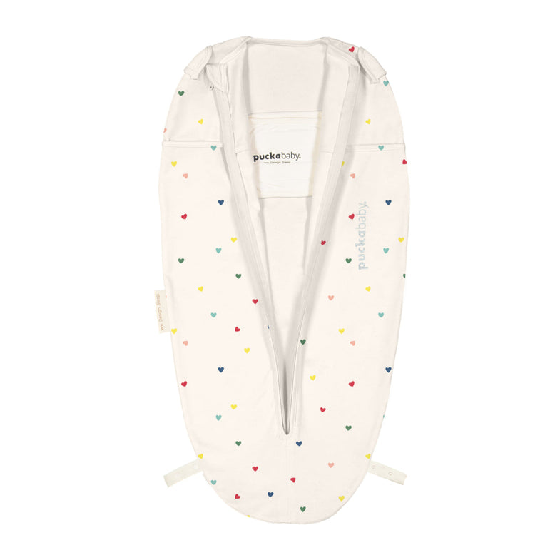 Puckababy Swaters sleeping bag Mini 3/6M - Cotton | Hearts Confetti