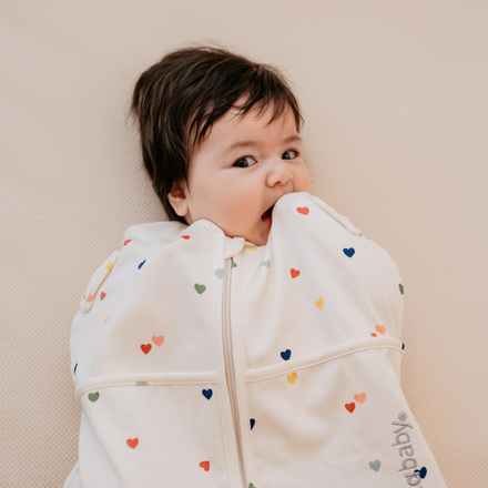 Puckababy Swaters sleeping bag Mini 3/6M - Cotton | Hearts Confetti