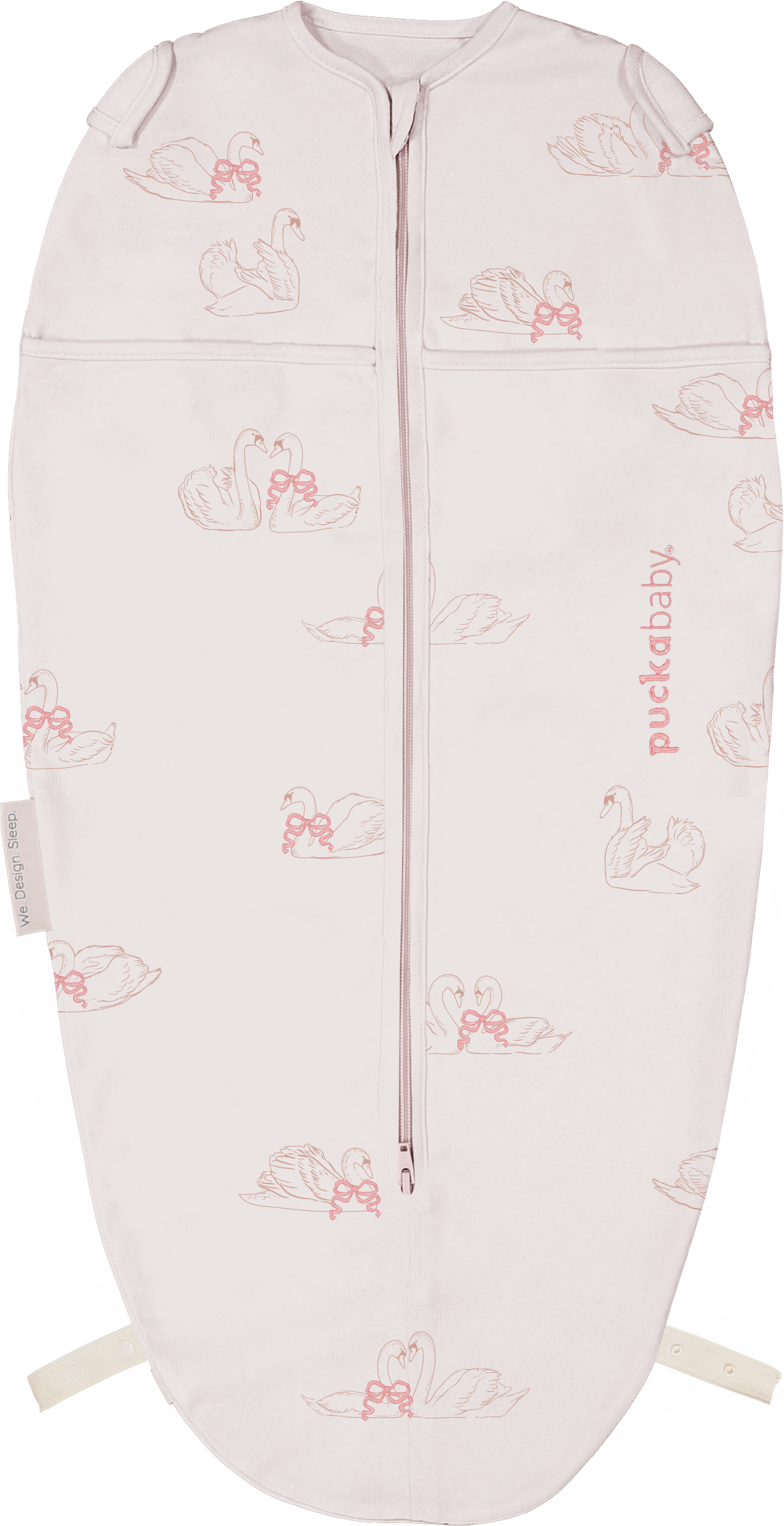 Puckababy Swaddle Sleeping Bag Mini 3/6 M - Cotton | Swans