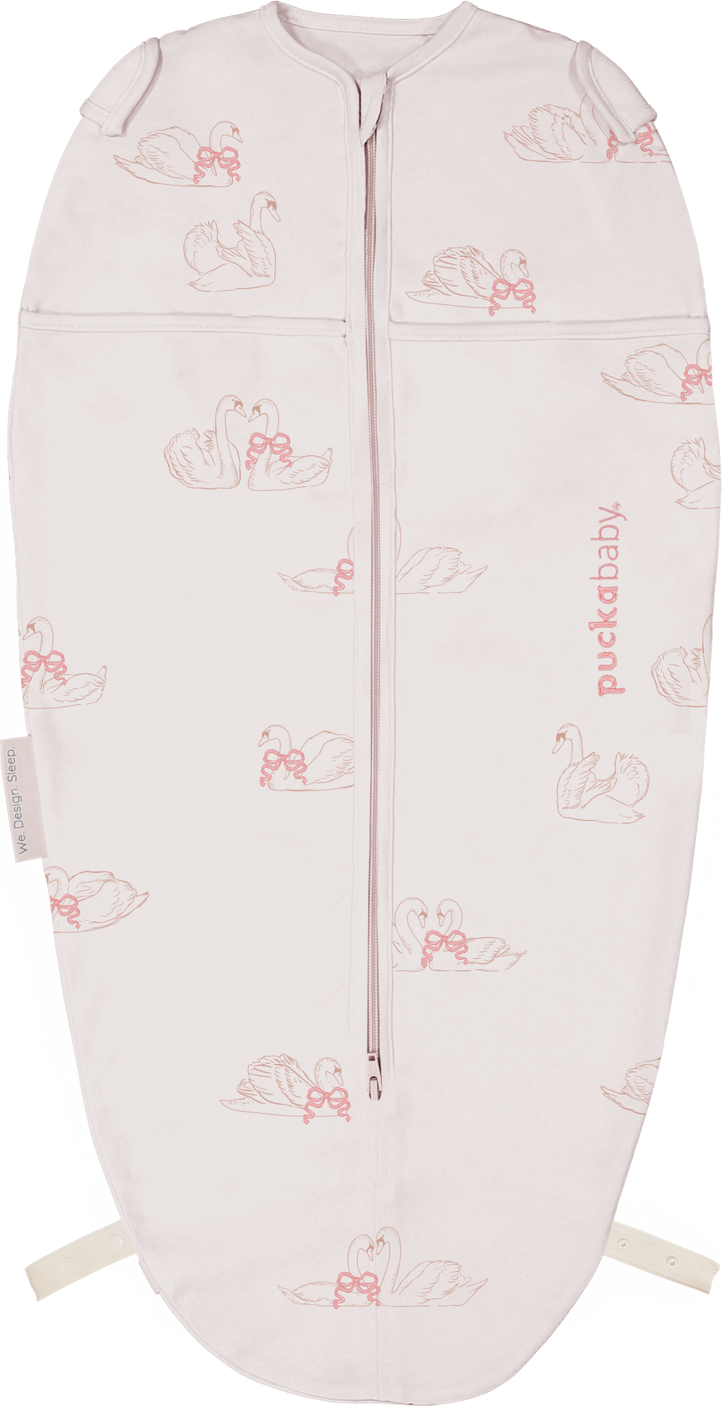 Puckababy Swaddle Sleeping Bag Mini 3/6 M - Cotton | Swans