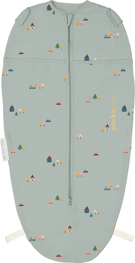 Puckababy Swaddle Sleeping Bag Mini 3/6 M - Cotton | Tiny village