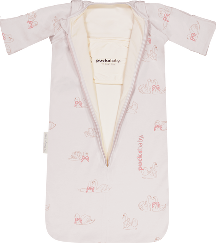 Puckababy Sleeping Bag The Bag Newborn < 6 M | 70 CM - Cotton | Swans