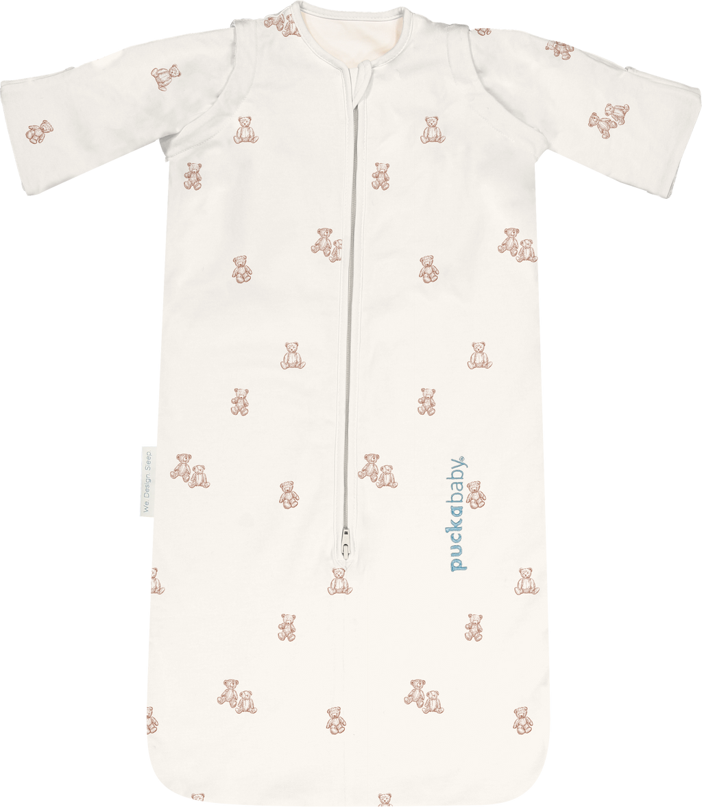 Puckababy Sleeping Bag The Bag Newborn < 6 M | 70 CM - Cotton |  Teddy Bears