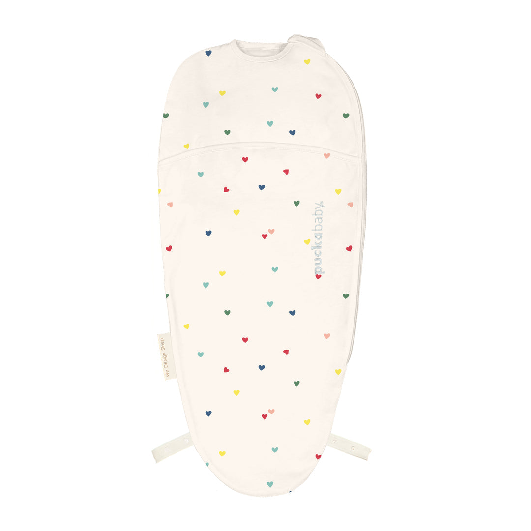 Puckababy Swaters sleeping bag Piep - 0/3M - Cotton | Hearts Confetti