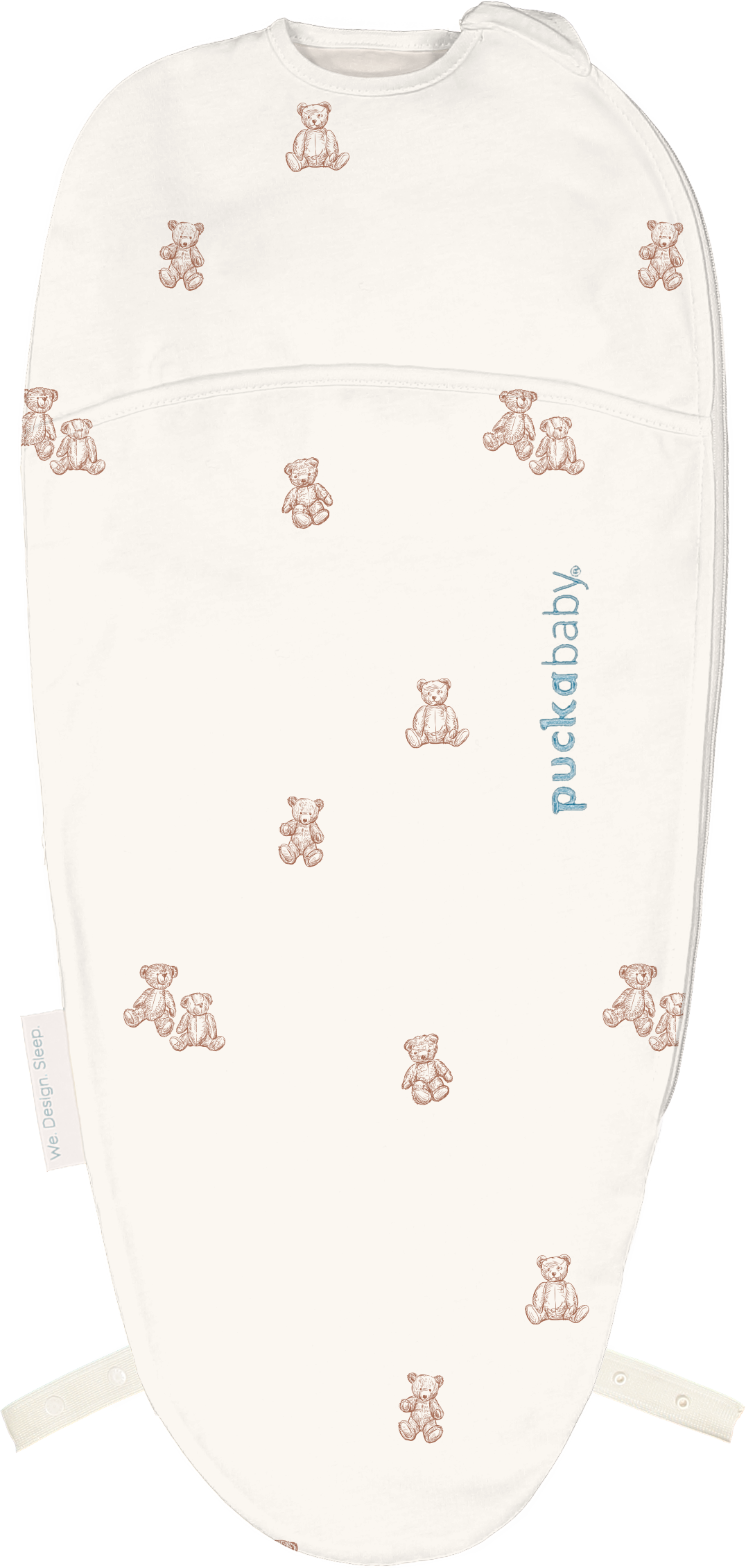 Puckababy Sleeping Bag The Original - Piep - 0/3 M - Cotton | Teddy Bears